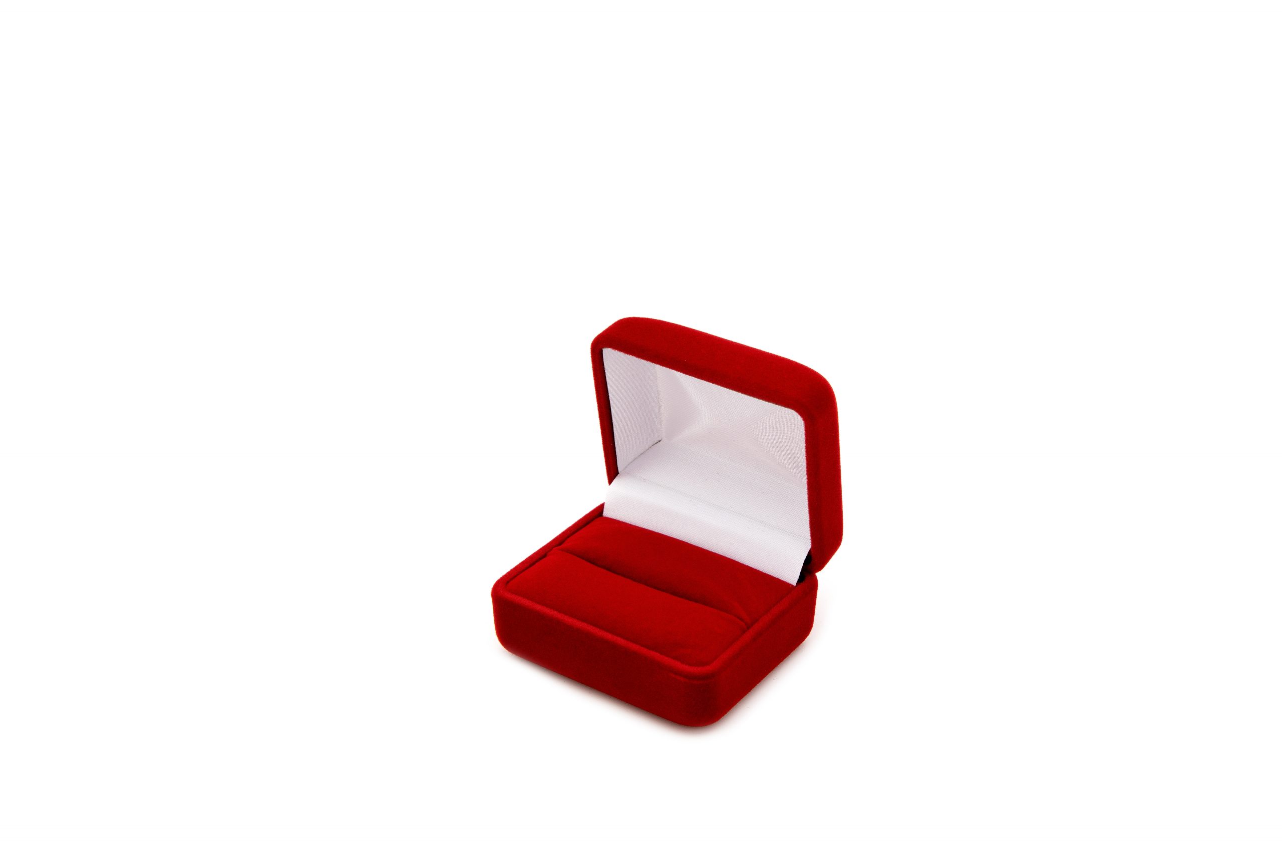 Estuche de terciopelo para anillos de compromiso | FU-29