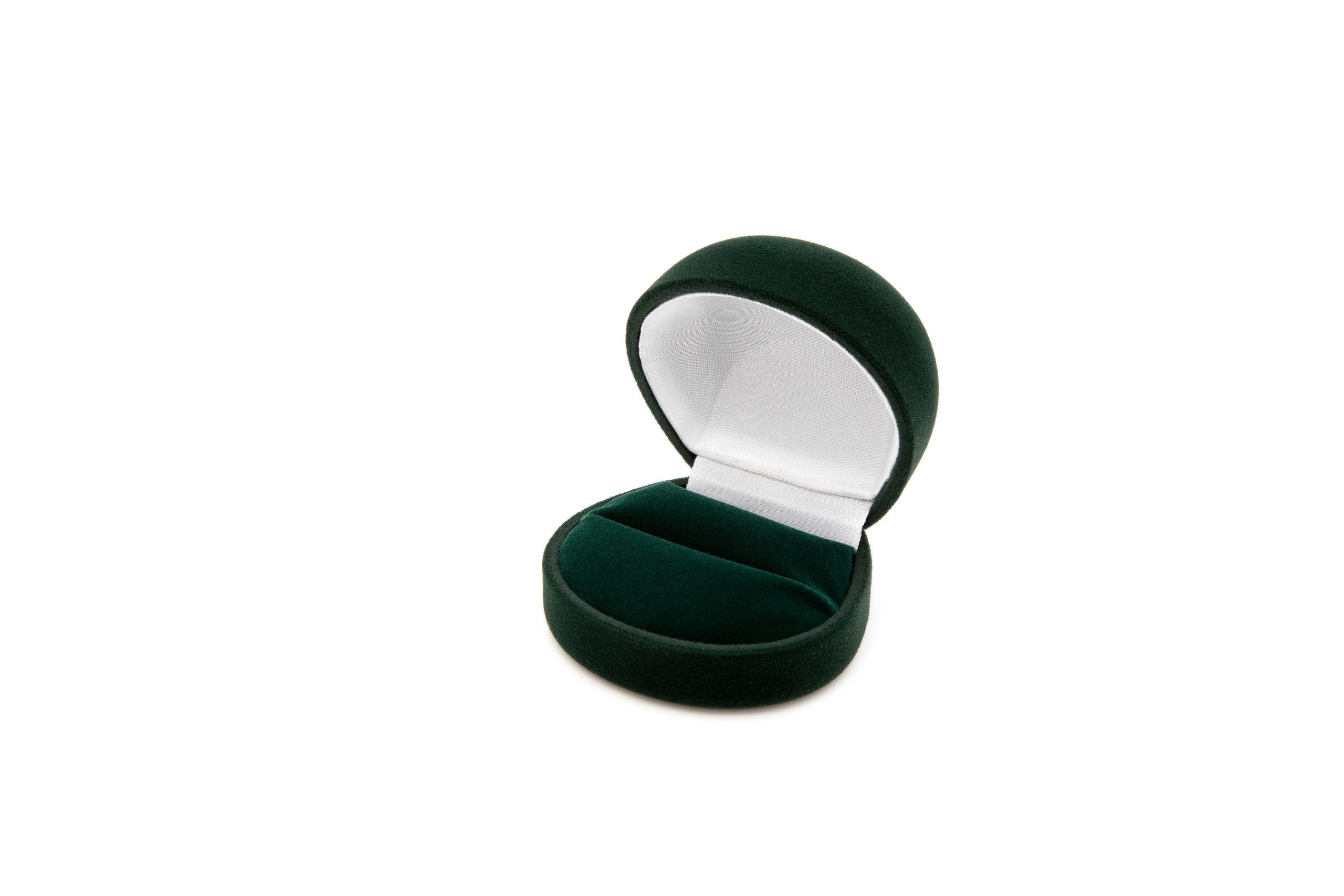 Estuche redondo de terciopelo para joyas | FU-15
