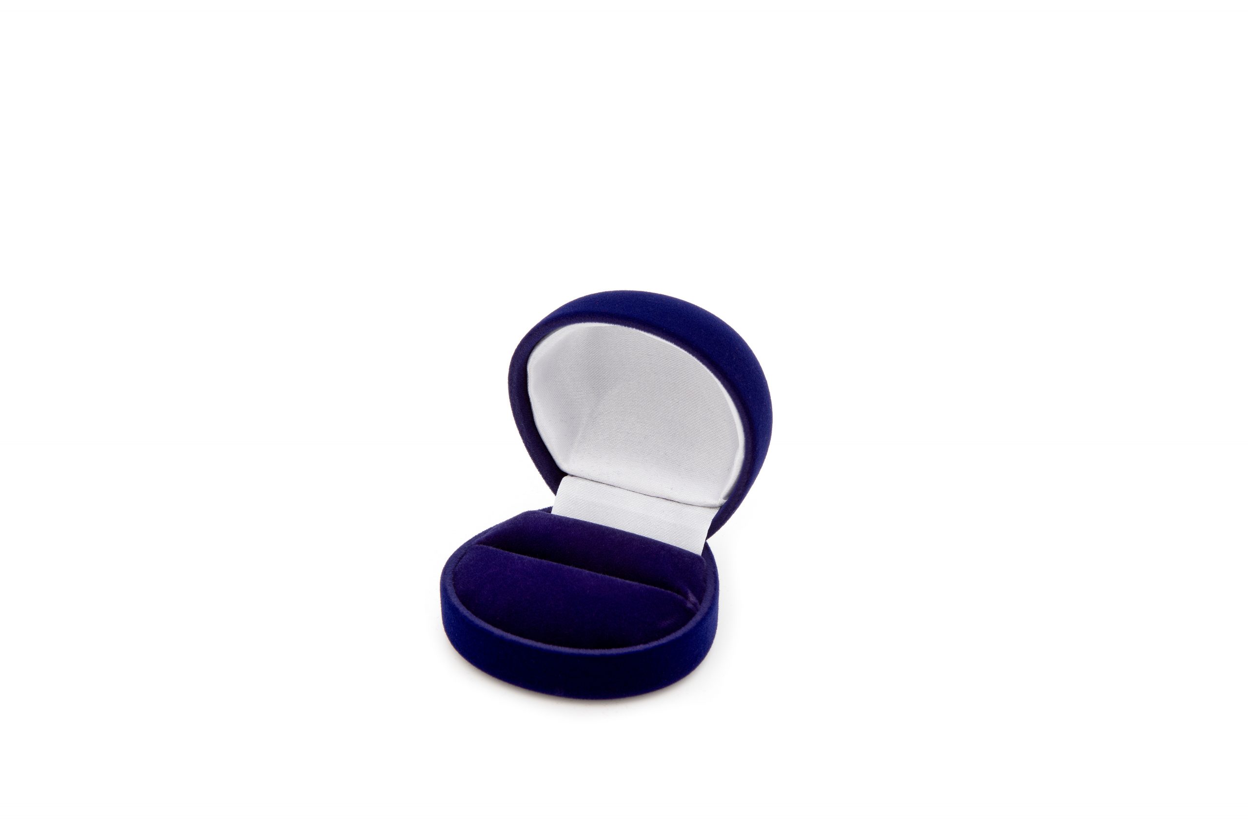 Estuche redondo de terciopelo para joyas | FU-15