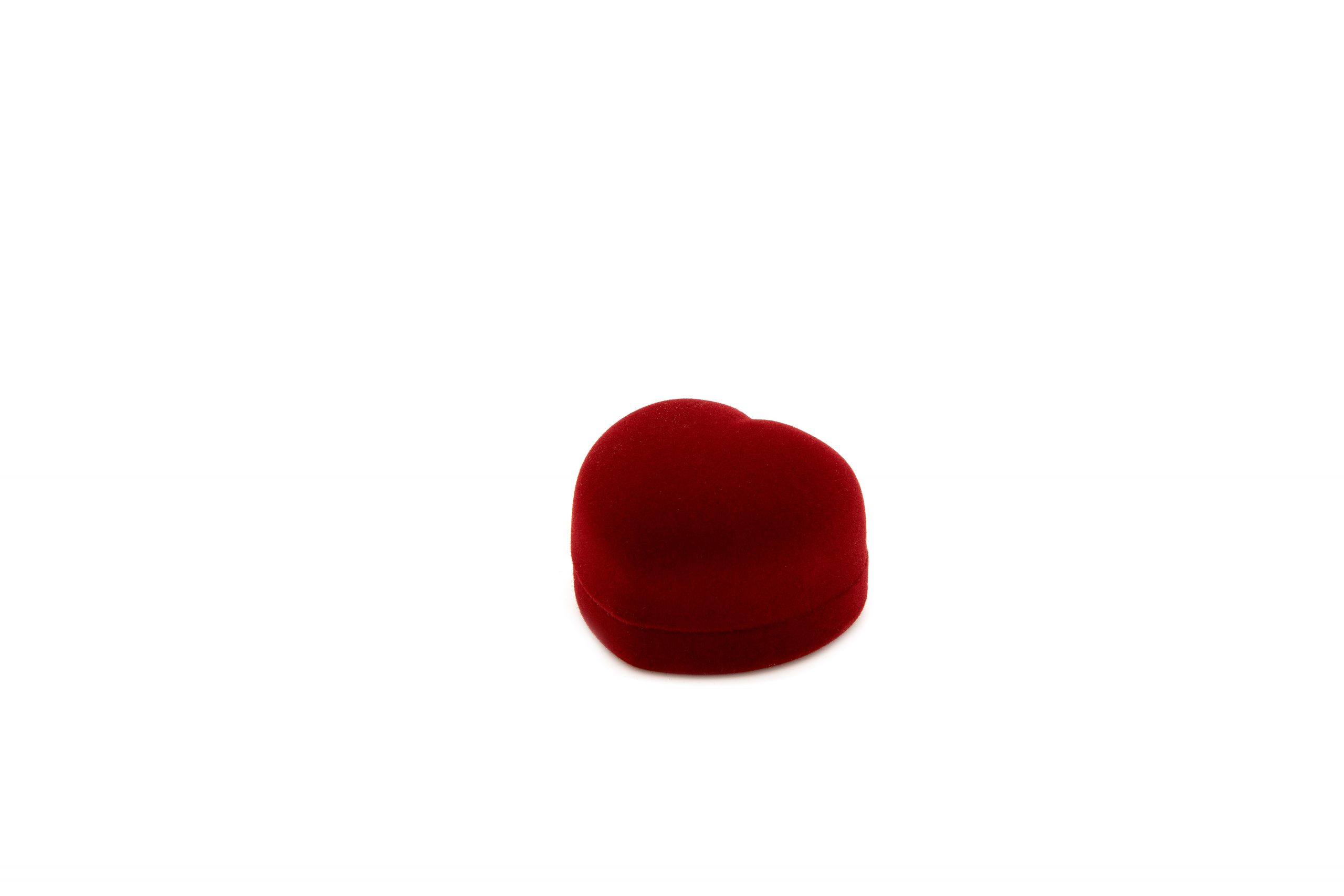 Estuche de terciopelo con forma de corazón | FU-24